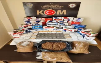 Düzce’de 30 bin 780 doldurulmuş makaron yakalandı