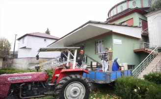Düzce'de depremde hasar gören Sarıdere Köyü Camisi yıkılacak