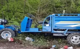 Düzce’de devrilen tarım aracındaki 7 kişi yaralandı