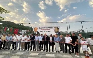 Düzce’de Marmara Depremi’nin yıl dönümünde “17 Ağustos Parkı“ açıldı