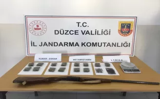 Düzce’de uyuşturucu operasyonunda 1 şüpheli yakalandı