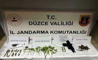 Düzce jandarması operasyonlarıyla uyuşturucuya geçit vermiyor