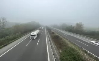 Düzce ve Bolu’da sis etkili oldu