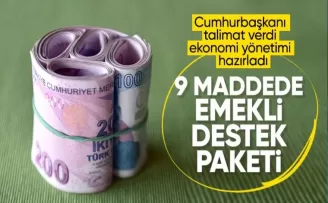 Emeklilere yeni destekler geliyor: 9 maddede destek programı