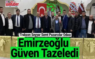 Emirzeoğlu güven tazeledi