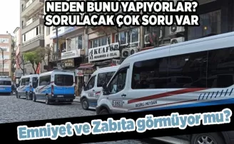 Emniyet ve Zabıta görmüyor mu?