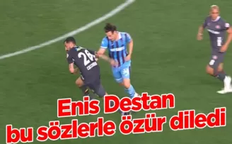 Enis Destan bu sözlerle özür diledi