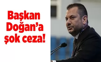 Ertuğrul Doğan’a şok ceza!