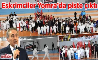 Eskrimciler Yomra’da piste çıktı