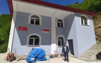 Espiye’de sel felaketinde yıkılan cami yeniden inşa edildi