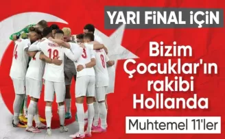 EURO 2024’te Milli Takım, Hollanda ile çeyrek finalde karşılaşacak