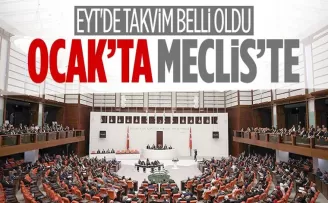 EYT düzenlemesi ocak ayında Meclis'te