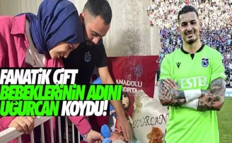 Fanatik Trabzonsporlu çift, oğullarının adını “Uğurcan“ koydu