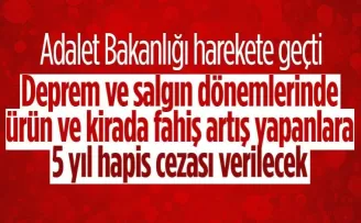 Felaketi fırsata çevirmeye çalışan fahiş fiyatçılar için yasa hazırlığı
