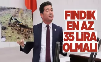 Fındık en az 35 lira olmalı