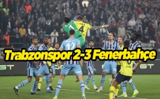 Fırtına iç sahada kayıp! Trabzonspor 2-3 Fenerbahçe