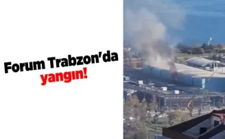 Forum Trabzon’da yangın! Ekipler müdahale ediyor
