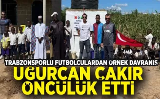 Futbolculardan anlamlı davranış!Uğurcan Çakır öncülük etti