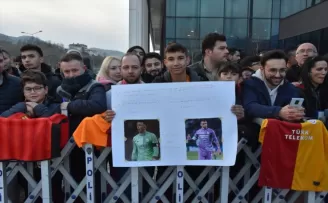 Galatasaray kafilesi, Giresun'a geldi
