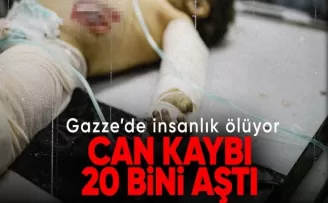 Gazze’de bilanço ağırlaşıyor! Can kaybı 20 bini aştı