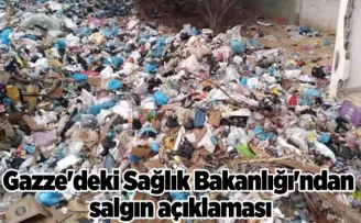 Gazze’deki Sağlık Bakanlığı’ndan salgın açıklaması