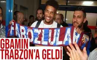 Gbamin, Trabzon'a geldi