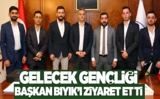 Gelecek Gençliği Başkan Bıyık’ı ziyaret etti