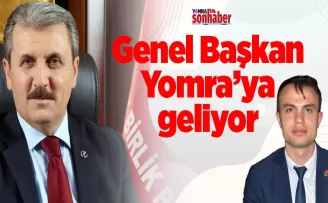 Genel Başkan Yomra’ya Geliyor