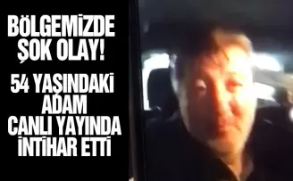 Giresun’da 54 yaşındaki adam canlı yayında intihar etti!