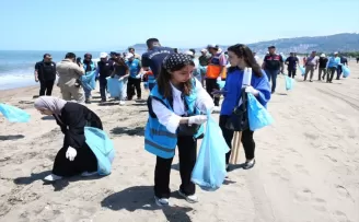 Giresun’da deniz ve sahil temizliği yapıldı