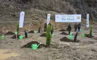 Giresun’da “Deprem Şehitleri“ ormanı oluşturuldu