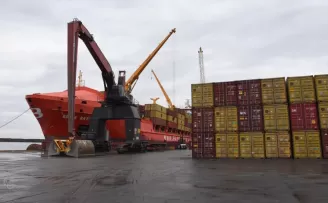 Giresun Limanı’nda konteyner taşımacılığı başladı