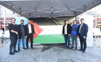 Görele’de İsrail’in Gazze’ye yönelik saldırılarına tepki gösterildi
