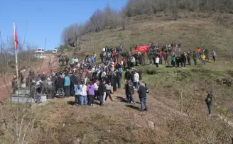 Güce’de öğrenciler Şaban Kalesi şehitliğini ziyaret etti