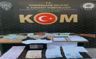 Gümüşhane'de tefecilik operasyonunda 23 zanlı yakalandı