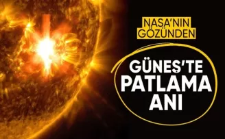 Güneş’te patlama: NASA fotoğraf yayınladı