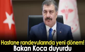 Hastane randevularında yeni dönem!