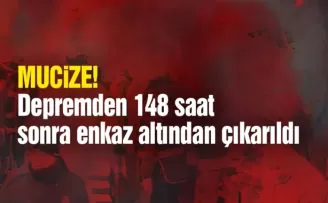 Hatay’da mucize kurtuluş! Depremden 148 saat sonra enkaz altından çıkarıldı