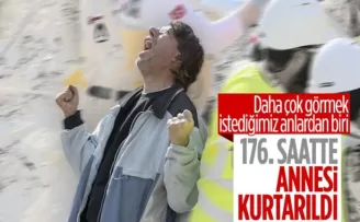 Hatay’daki enkazdan 176’ncı saatte bir kadın canlı çıkarıldı