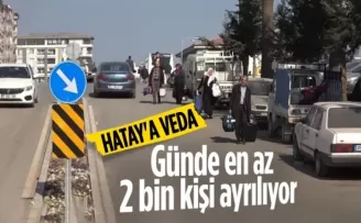Hataylılar deprem korkusundan şehri terk ediyor