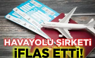 Havayolu şirketi resmen iflas etti