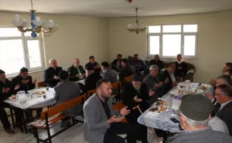 Havza’da çiftçiler afetlerden korunmak için kurban kesti