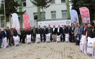 Havza'da çiftçilere buğday tohumu dağıtıldı