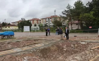 Havza’da kapalı sebze pazarının inşası başladı