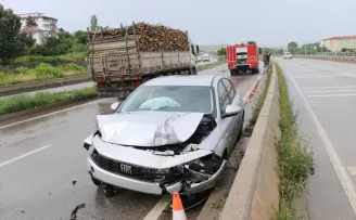 Havza’da meydana gelen trafik kazasında 4 kişi yaralandı