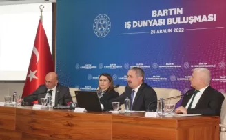 Hazine ve Maliye Bakan Yardımcısı Gürcan, Bartın'da iş insanlarıyla buluştu: