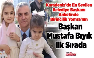 HBS Anketinde Birincilik Yomra’nın:  Başkan Mustafa Bıyık  İlk Sırada