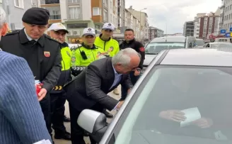 İçişleri Bakan Yardımcısı Ersoy, Sinop’ta trafik denetimine katıldı