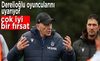 İhsan Derelioğlu oyuncularını uyarıyor