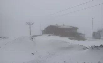 Ilgaz Dağı’na kar yağdı